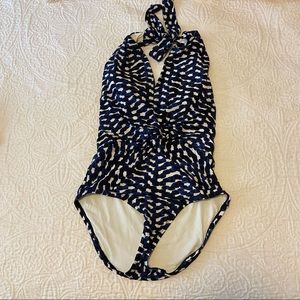EUC Robin Piccone Plunge Twist Swimsuit